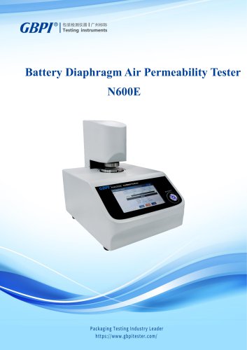 N600E Battery Diaphragm Air Permeability Tester A0(20231222)