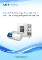 W413 2.0 Infrared Method  Water Vapor Permeability Analyzer + GB-YBT310 packaging testing platform A3(20240829)