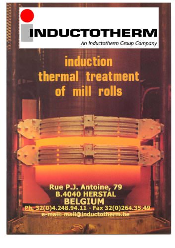 MTCL Mill roll hardening machines catalogue 