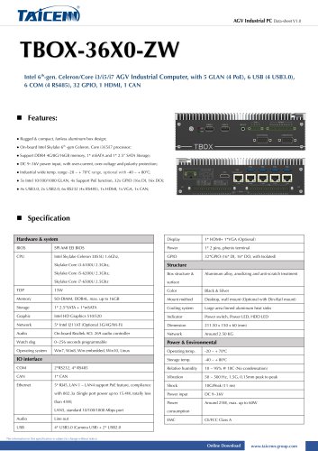 TAICENN/Box computer/TBOX-36X0-ZW