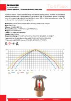 UPRIGHT SPRINKLER / STANDARD RESPONSE (SP05/SP06)