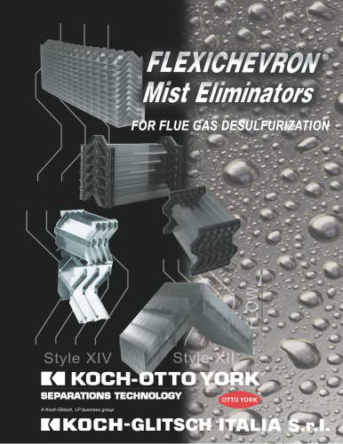 FLEXICHEVRON- mist eliminators for flue gas desulfurization