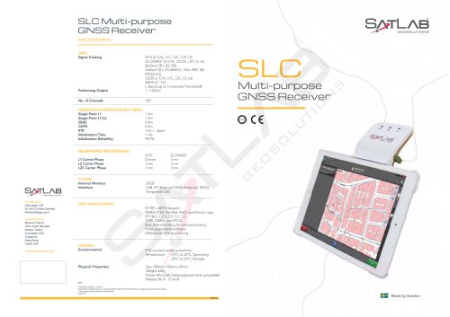 SatLab/Multi-purpose GNSS Receiver/ SLC