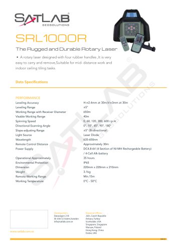 SatLab/Rotary Laser/SRL-1000R