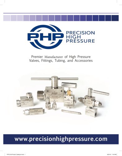 Premier Manufacturer of High Pressure Valves, Fittings, Tubing, and Accessories