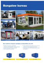 Fiches produit bureau, sanitaire et conteneur WC / ensembles de bungalows - 2