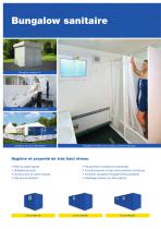 Fiches produit bureau, sanitaire et conteneur WC / ensembles de bungalows - 8