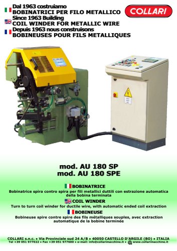 mod. AU 180 SP mod. AU 180 SPE