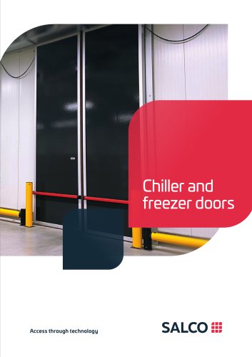 Chiller and freezer doors