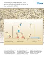 Installations pour la granulation de paille et d'autres matières premières fibreuses - 3