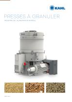 PRESSES À GRANULER