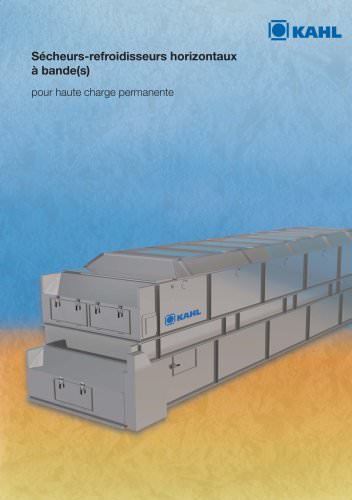 Sécheurs-refroidisseurs horizontaux à bande(s)