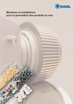 Technologie des divers procédés pour le compactage et la mise en forme économique par granulation - 1