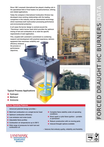 FORCED DRAUGHT HC BURNERS