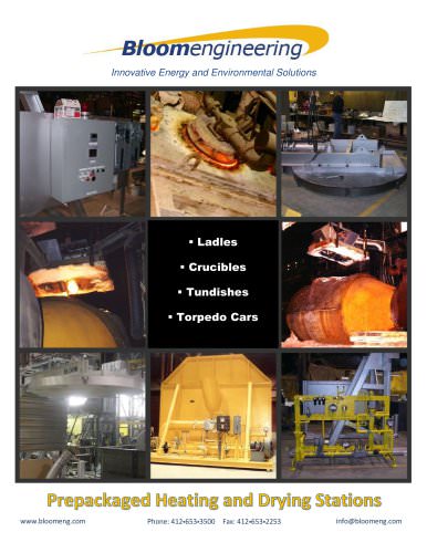 Ladle, Tundish & Nozzle Heating & Drying Stations