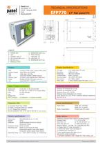 EFP770 17" flat panel PC