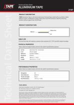 Technical Data Shee ALUMINIUM TAPE