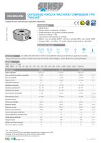 2960-2962-2965 : CAPTEURS DE FORCE EN TRACTION ET COMPRESSION TYPE "PANCAKE" - 1