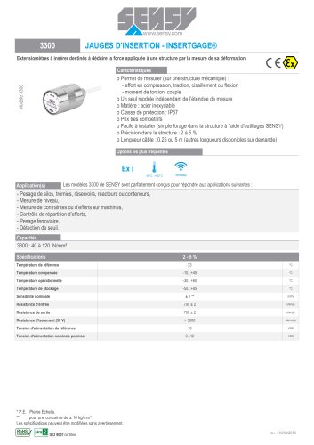 3300 : JAUGES D'INSERTION - INSERTAGE®