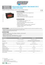 INDI-PAX2S DISP-PAX2A : INDICATEURS POUR SIGNAUX ANALOGUQUES AVEC 2 LIGNES D'AFFICHAGE - 1