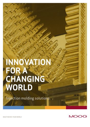 Innovation for a Changing World - Injection moldng solutions