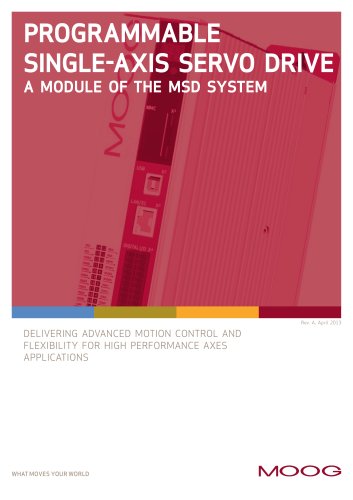 Programmable Single-Axis Servo Drive