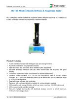 MCT-06 Ablation Needle Stiffness & Toughness Tester