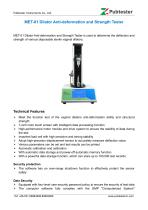 MET-01 Dilator Anti-deformation and Strength Tester
