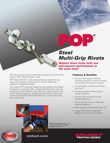 MULTI-GRIP RIVET DATA SHEET