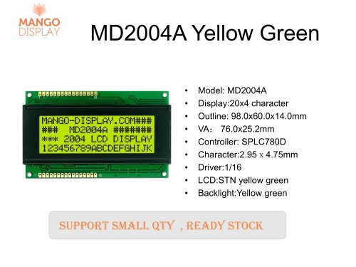 MD2004A Yellow Green