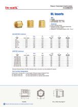 In-saiL press-in threaded insert BL series