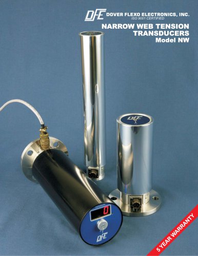 NARROW WEB TENSION TRANSDUCERS Model NW