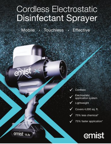 Cordless Electrostatic Disinfectant Sprayer