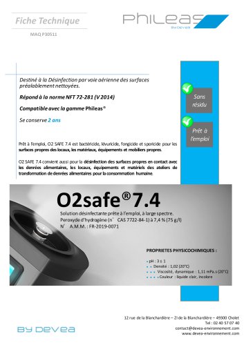 O2safe®7.4 - MAQ P30511