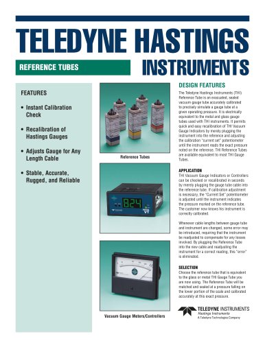 REFERENCE TUBES