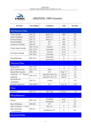 ARKPEEK-1000 Granules