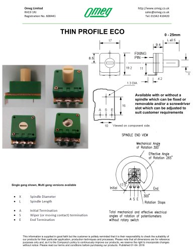 THIN PROFILE ECO