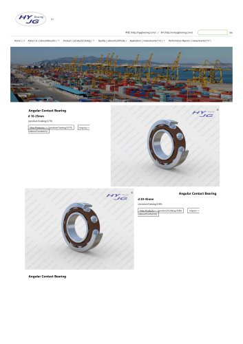 Angular Contact Bearing