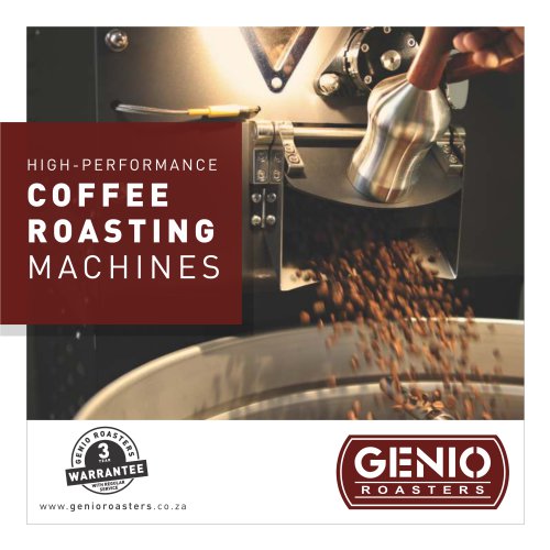 HIGH-PERFORMANCE COFFEE ROASTING MACHINES