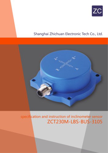 ZC ZCT230M-LBS-BUS-3105 Dual Axis Inclinometer Digital Tilt Sensor