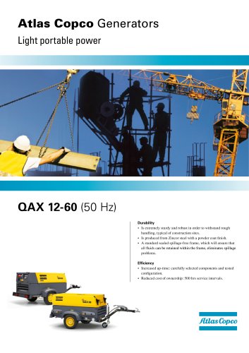 QAX 12-60: On-site generators