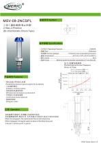 Poppet hydraulic directional control valve MSV-08-2NCSPL