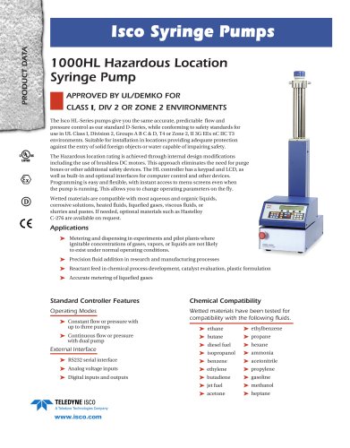 1000HL Syringe Pump