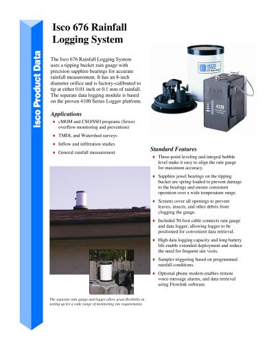 676 Rainfall Logging System