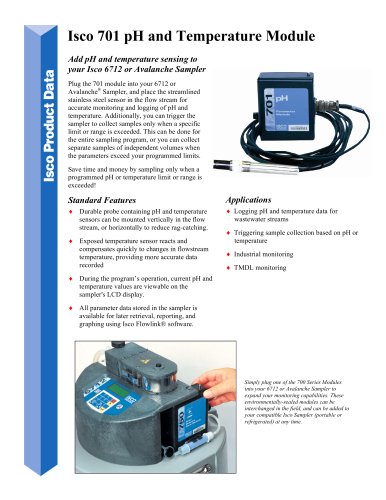 Isco 701 pH and Temperature Module