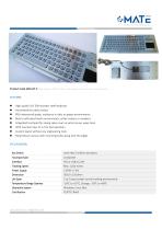 MATE MKA-87-P Professional Metal Touchpad Keyboard