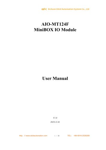 AIO-MT124F MiniBoxIO User Manual_V1