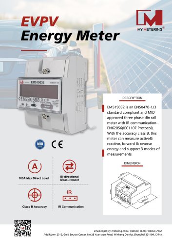 IVY EVPV Energy Meter EM519032