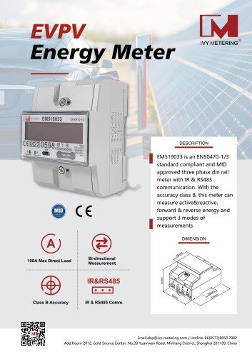 IVY EVPV Energy Meter EM519033