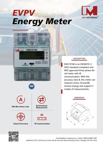 IVY EVPV Energy Meter EM519168